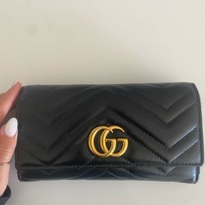 GG Marmont black wallet